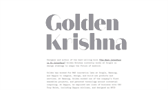 Desktop Screenshot of goldenkrishna.com